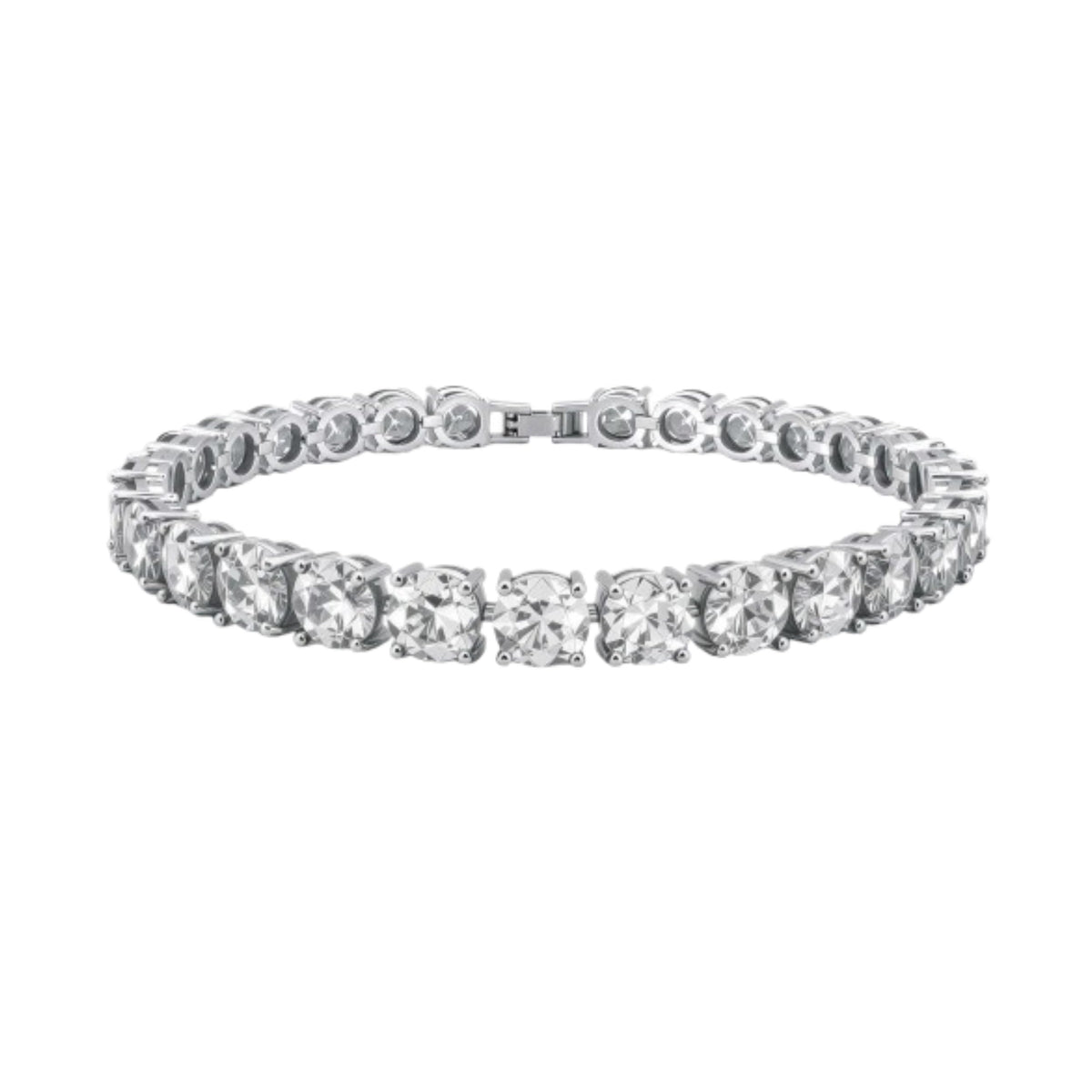 KEZEF Cubic Zirconia Tennis Bracelet for Women, 6.5 to 8 Inch